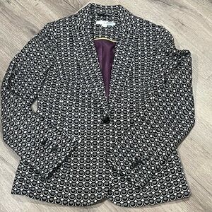 Women’s Boden Size US 4 Made in Turkey Wool Blend Single Button Blazer Coat